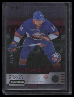 2023-24 Upper Deck Synergy #CR-WD William Dufour Cranked Up Red #/599 - Image 1 of 2