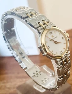 Maurice Lacroix Calypso 59725 Two-Tone 18k GP Ladies Bracelet Watch -Org Box VGC - Picture 1 of 23