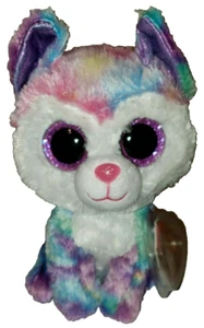 Ty Beanie Boos - IZABELLA the Husky Dog (6 Inch)(Claire's Exclusive) NEW MWMT - Picture 1 of 9