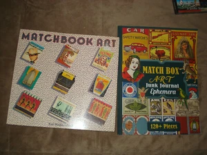 Matchbox Art Books +Classic American Diners in Plastic Matchcover Collectors!!!! - Picture 1 of 2