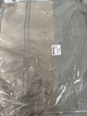 Nuevo con etiquetas Restauración Hardware Seda Satén Multi Rayas 50x108 Varilla Bolsillo Cortinas Panel Foto 1 de 4