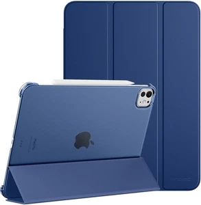 iPad Pro 11 Inch Case M4 2024 (5th Gen), Ultra Slim Stand Case with Hard PC Tran - Picture 1 of 9