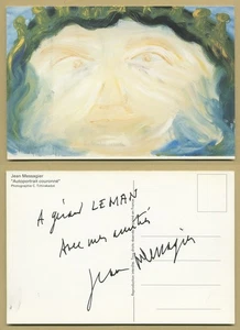 Jean Messagier (1920-1999) - Peintre, graveur & sculpteur - Carte dédicacée - Picture 1 of 3