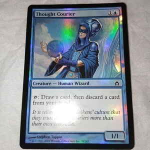 Foil Thought Courier 5DN Card Unused Collectible - Picture 1 of 2