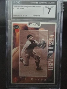 1995 Stouffer's Legends of Baseball Yogi Berra NM 7 - Bild 1 von 2