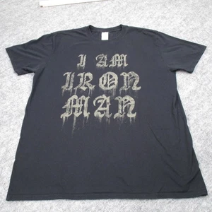 Black Sabbath Shirt Mens XL Black 2016 The End Tour Iron Man Band Heavy Metal - Picture 1 of 11