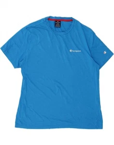 CHAMPION Mens T-Shirt Top Large Blue Cotton YE10 - Picture 1 of 3
