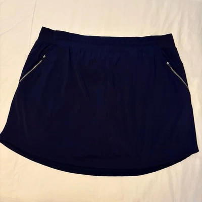 Pantalón corto Livi Lane Bryant Active azul talla 26/28 tenis/pickleball/golf elástico Foto 1 de 4