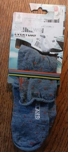 Smartwool socks XL Xlarge Ankle merino wool Polka-dot Pewter Blue Unisex - Picture 1 of 3
