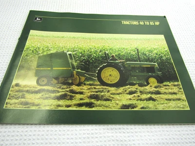 1986 John Deere Tractors 40 to 85 HP 31 Page Sales Brochure Color Photos - Image 1 of 4