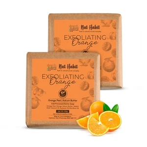 Nat Habit Soap Pack of 2 - 125ml - Mango, Kokum, Charcoal - Brightens & Heals - Picture 1 of 48