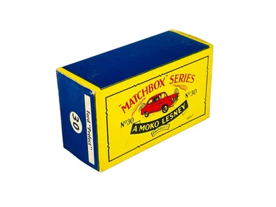 Matchbox Moko Lesney No. 30a Ford  Prefect Empty B4 Box Only - Image 1 of 4