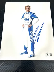 Liam Lawson hand Signed 8x10 Photo F1 Formula 1 Beckett Cert 2 - Picture 1 of 1