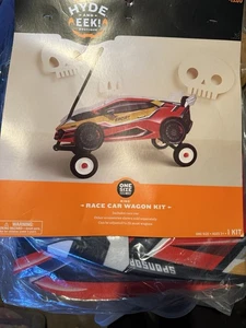 Carrozza Auto da Corsa Halloween Kit Decorazione Cosplay Volantino Rosso - Foto 1 di 3