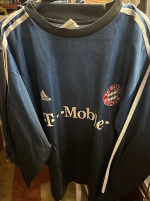 2002/03 Bayern Munich Goalkeeper Jersey #1 Oliver Kahn XL L/S adidas GK kit NEW - Image 1 of 4