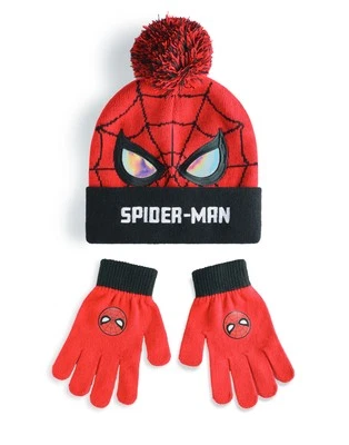 Marvel Multicolor Character Conjunto de gorro y guantes Muchachos - Imagen 1 de 4
