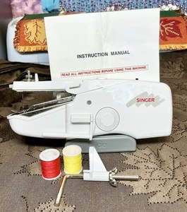 Singer Handy Stitch Sewing Machine Used Works Handheld Or Mount - Picture 1 of 13