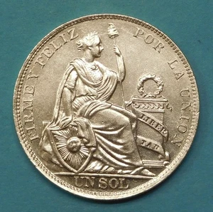 Sol Perú Silver 1934 - sin circular - Imagen 1 de 2