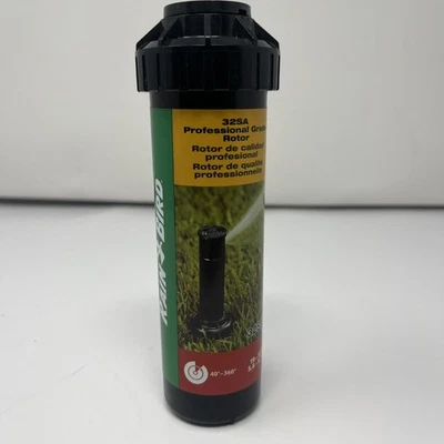Rain Bird 32SANP rotor with purple cap, adjustable 40–360° arc, 19–32 ft range. - Image 1 of 4