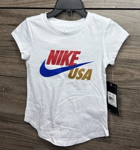 Kids Nike Red, White And Blue T-Shirt - Picture 1 of 5