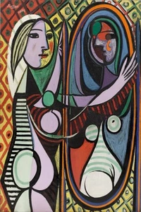 Pablo Picasso - Girl before a Mirror - Wall Art Print Poster EXTRA LARGE 66x44 - Picture 1 of 4