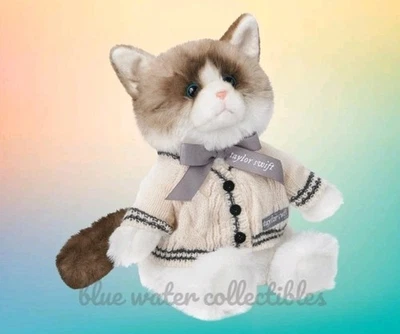 Taylor Swift Folklore Album Cardigan Plush Cat PRESALE Shipped Order - Image 1 of 3