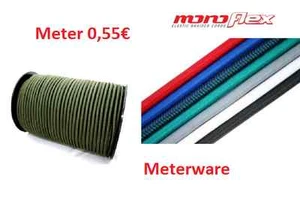 2 m Expanderseil Nato grün Gummiseil 8mm Anhängernetz Ecoflex PP - Picture 1 of 1