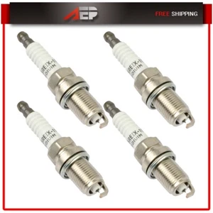 For Hyundai Elantra 2.0L 2003 Automatic Trans 4x Iridium & Platinum Spark Plugs - Picture 1 of 6