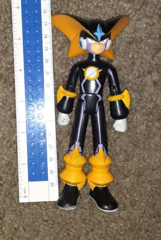 MegaMan NT Warrior Bass 6" Action Figure 2004 Bass.EXE no extras figure only Cover