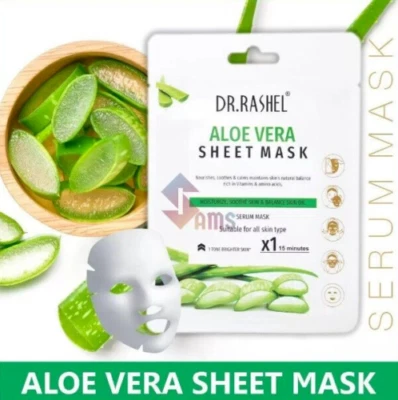 DR.RASHEL Aloe Vera Face Sheet Mask With Serum For Women and Men 20gm - Image 1 of 3