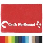 Hundehandtuch-Pfotentuch ★ WUNSCHTEXT ★ Handtuch Irish Wolfhound