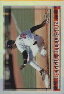 1998 Topps Chrome Refractors Boston Red Sox Baseball Card #427 Reggie Jefferson