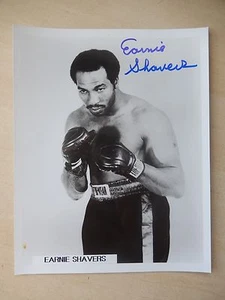 Earnie Shavers Autographed 8 X 10" Photograph - Picture 1 of 2