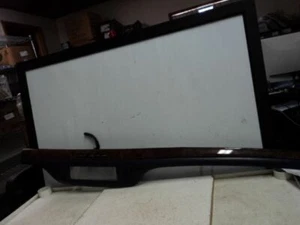 95 LINCOLN TOWN CAR DASH CLIMATE CONTROL BEZEL BLUE TRIM WITH WOODGRAIN  - Picture 1 of 3