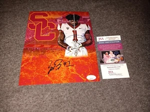 Zachariah Branch Signed 8x10 Jsa Usc Trojans Custom Edit - Picture 1 of 1