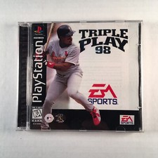 Triple Play 98 PS1, Sony, Black