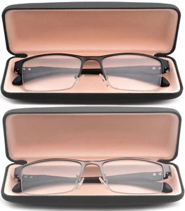 Progressive Reading Glasses With Case Blue Light Blocking TR90 Flexible Frame - Picture 1 of 17