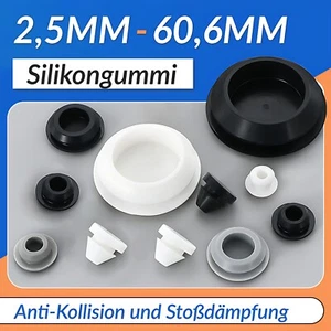 Abdeckstopfen Lochkappen Endkappen Silikongummi Dichtung Stopfen 2,5mm-60,6mm - Picture 1 of 62