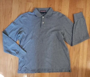Camisa polo gris manga larga Vineyard Vines talla mediana para hombre - Imagen 1 de 1