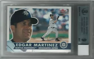 Beckett Mint 9 2001 Fleer Tradition Edgar Martinez Card - Picture 1 of 1