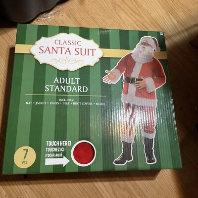 New Classic 7pc Santa Suit  Standard Size Adult by Suit Yourself - Image 1 of 4