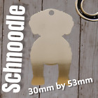 SCHNOODLE Engraved DOG Tag ,ID Tag, DOG BREED SHAPE, YOUR ADDRESS, CONTACT NO