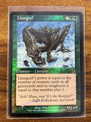 MTG✨LHURGOYF FOIL✨Deckmasters NM/MINT RARE Creature 2001 Venters Art UNPLAYED - Image 1 of 4