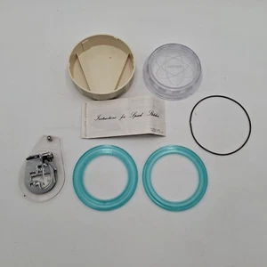Rare JANOME Spiral Stitcher Spirograph Attachment Embroidery with Manual - Picture 1 of 22