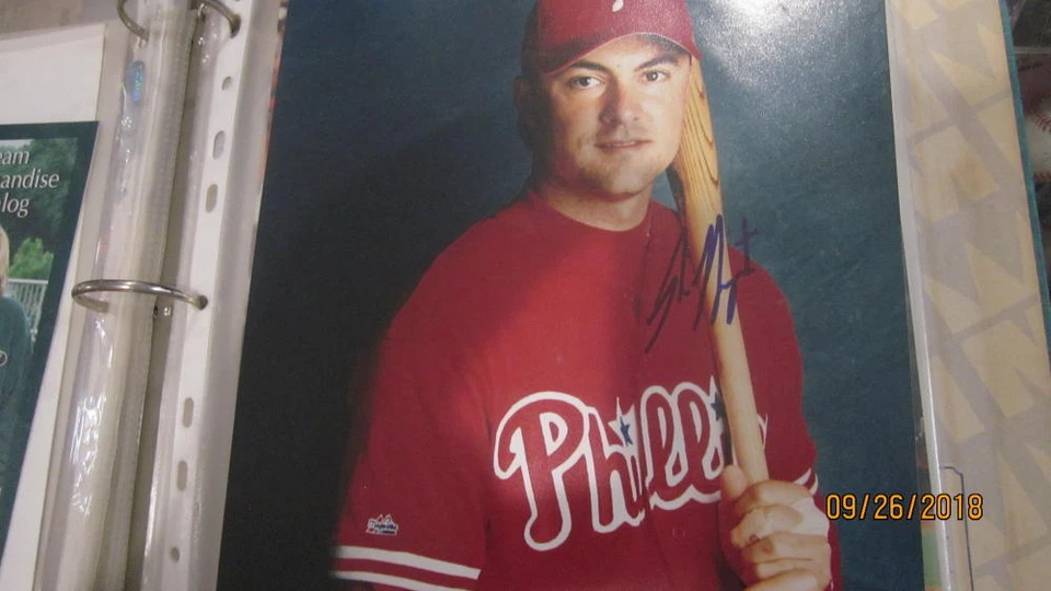 Rico Brogna Philadelphia Phillies Signed  8x10 Photo COA  Foto 1 de 1