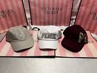Victoria’s Secret PINK Baseball Cap Hat White, Burgundy & Beige  (3)