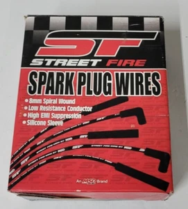 Street Fire Spark Plug Wires #5565 S/B Chevy Socket Dist Cap Over Valve Cover - Picture 1 of 5