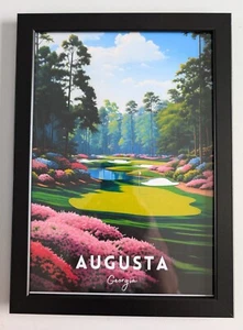 golf course inspired framed print *MULTI BUY OPTIONS* - Picture 1 of 15