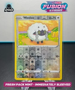 Wooloo 222/264 Reverse Holo Pokemon TCG Fusion Strike Card MINT SHIPPED TODAY - Picture 1 of 2