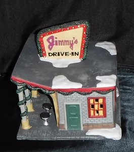 2005 Retro Ville Jimmy's Drive In Porzellanhäuser beleuchtet GEBRAUCHT - Bild 1 von 12